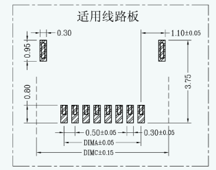 0.5-10p連接器線路板